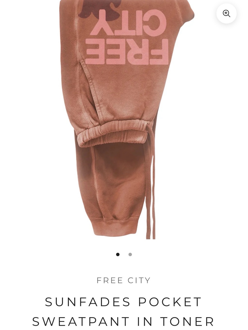 FREE CITY SUNFADES POCKET SWEATPANT IN TONER